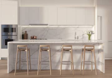 marble modern kitchen