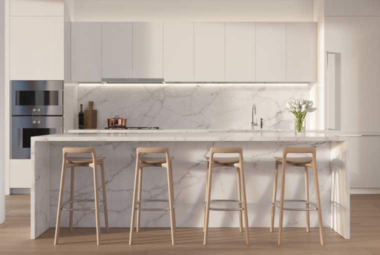 marble modern kitchen