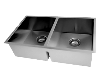 Massimo SS Undermount Kitchen Sink Curved 32″ x 20-18″ x 9″